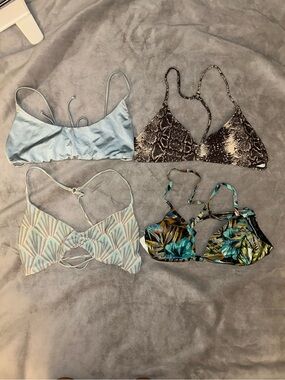 Set of 4 Bikini Tops - urban outfitters, L space, pacsun, RVCA